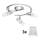 Eglo - LED spotlampe MY CHOICE 3xE14/4W/230V  mat krom/cremefarvet