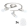 Eglo - LED spotlampe MY CHOICE 3xE14/4W/230V  mat krom/hvid