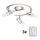 Eglo - LED spotlampe MY CHOICE 3xE14/4W/230V  mat krom/hvid