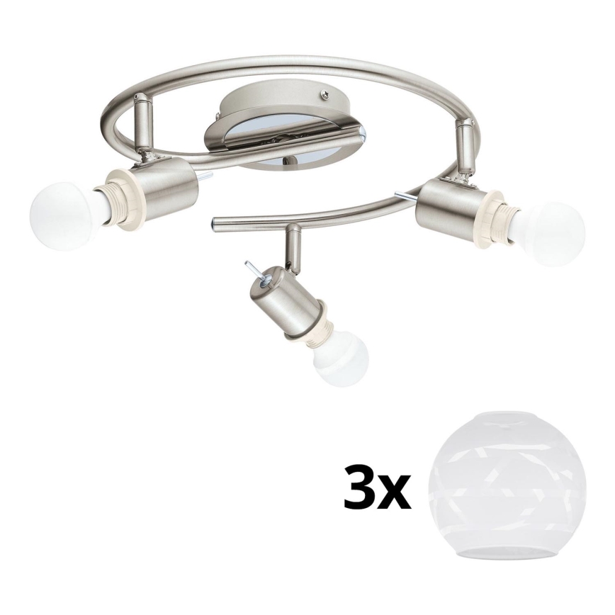 Eglo - LED spotlampe MY CHOICE 3xE14/4W/230V mat krom/hvid