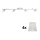 Eglo - LED spotlampe MY CHOICE 4xE14/4W/230V mat krom/cremefarvet