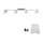 Eglo - LED spotlampe MY CHOICE 4xE14/4W/230V mat krom/cremefarvet