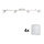 Eglo - LED spotlampe MY CHOICE 4xE14/4W/230V  mat krom/hvid