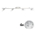 Eglo - LED spotlampe MY CHOICE 4xE14/4W/230V  mat krom/hvid/sort