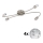 Eglo - LED spotlampe MY CHOICE 4xE14/4W/230V mat krom/hvid/sort