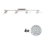 Eglo - LED spotlampe MY CHOICE 4xE14/4W/230V mat krom