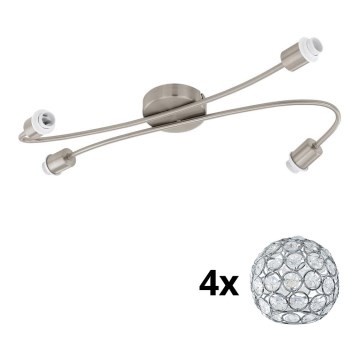 Eglo - LED spotlampe MY CHOICE 4xE14/4W/230V mat krom