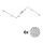 Eglo - LED spotlampe MY CHOICE 6xE14/4W/230V mat krom