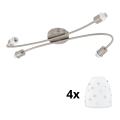 Eglo - LED Spotlys MY CHOICE 4xE14/4W/230V mat krom/hvid