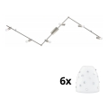Eglo - LED Spotlys MY CHOICE 6xE14/4W/230V mat krom/hvid