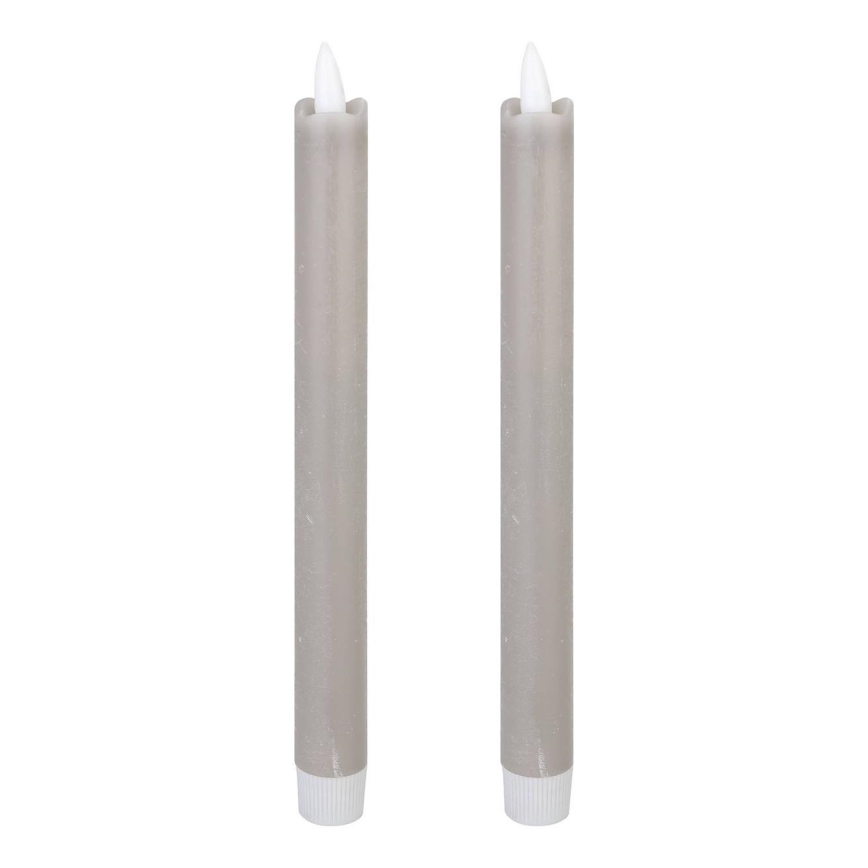 Eglo - LED stearinlys 2 stk. LED/1xAAA 24,5 cm grå