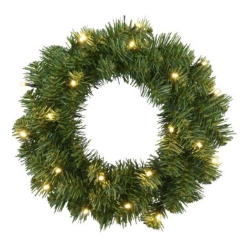 Eglo - LED Udendørs Julekrans med sensor 20xLED/0,064W/3xAA IP44