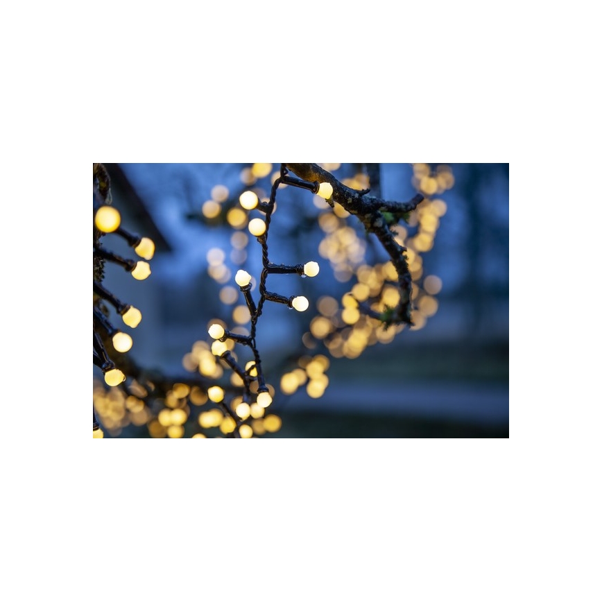 Eglo - LED udendørs julelyskæde 700xLED/8 funktioner 19m IP44 varm hvid