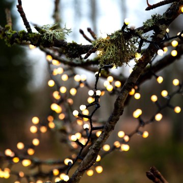 Eglo - LED udendørs julelyskæde 700xLED/8 funktioner 19m IP44 varm hvid