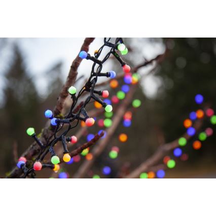 Eglo - LED udendørs julekæde 300xLED/8 funktioner 11m IP44 multifarvet