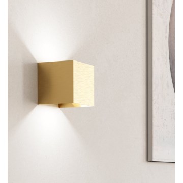 Eglo - LED væglampe 2xLED/1,5W/230V 3000K guldfarvet