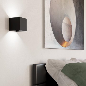 Eglo - LED væglampe 2xLED/1,5W/230V 3000K sort