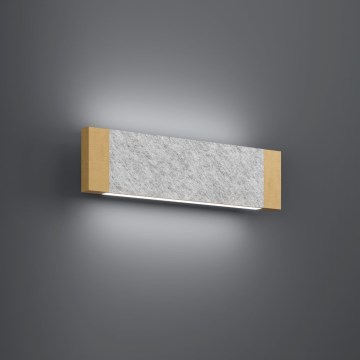 Eglo - LED væglampe 2xLED/5,4W/230V 3000K brun/grå
