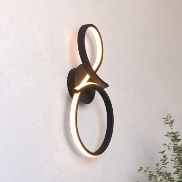 Eglo - LED væglampe LED/11,4W/230V 3000K sort
