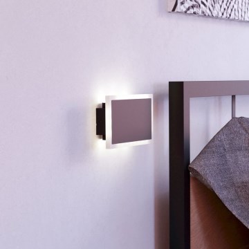 Eglo - LED væglampe LED/12W/230V 3000K 12x23 cm sort