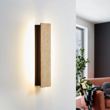 Eglo - LED væglampe LED/12W/230V 3000K brun