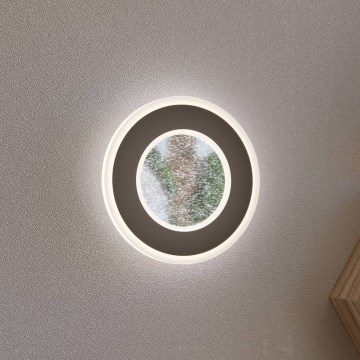 Eglo - LED væglampe LED/12W/230V 4000K sort