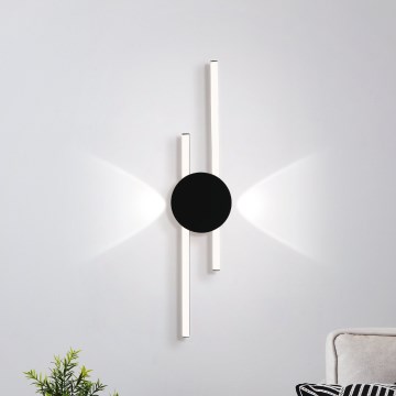 Eglo - LED væglampe LED/20W/230V + LED/0,91W sort