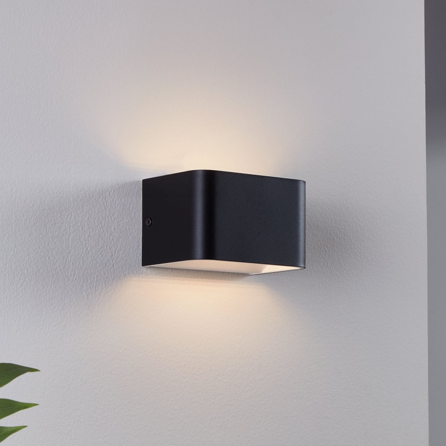 Eglo - LED væglampe LED/6W/230V 3000K sort