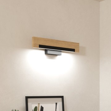 Eglo - LED vægspot dæmpbar LED/9,6W/230V 3000K sort/beige