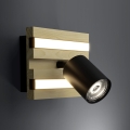 Eglo - LED vægspotlampe LED/2,2W/230V + 2xLED/1,2W + 2xLED/2W beige/sort