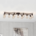 Eglo - Loftlampe 11xE27/40W/230V sort