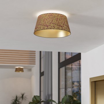 Eglo - Loftlampe 1xE27/25W/230V guldfarvet/lyserød