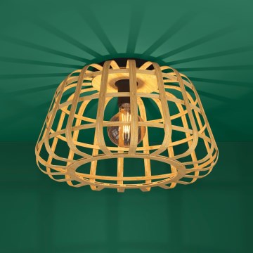 Eglo - Loftlampe 1xE27/40W/230V bambus