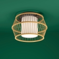 Eglo - Loftlampe 1xE27/40W/230V bambus