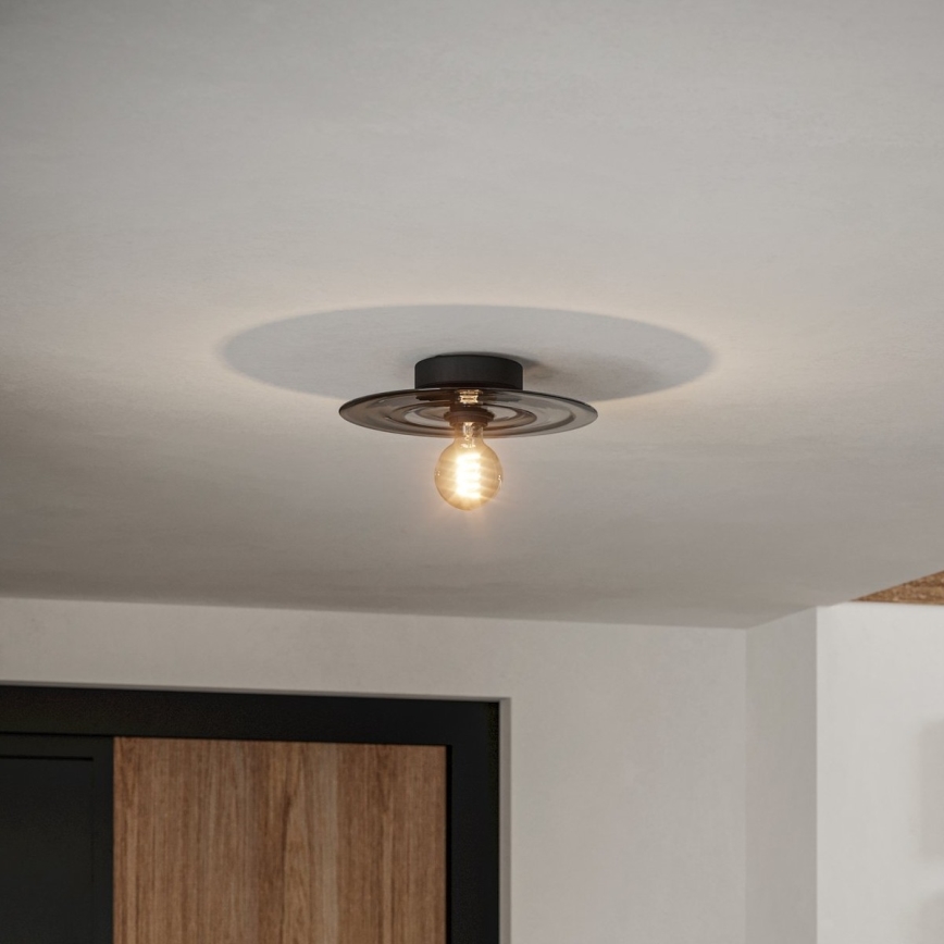 Eglo - Loftlampe 1xE27/40W/230V grå