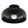 Eglo - Loftlampe 1xE27/40W/230V sort
