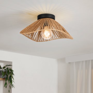 Eglo - Loftlampe 1xE27/60W/230V brun