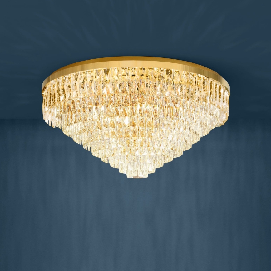 Eglo - Loftlampe 25xE14/40W/230V gylden
