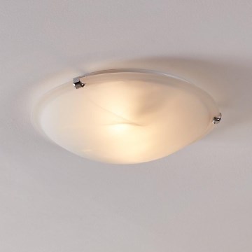 Eglo - Loftlampe 2xE27/25W/230V i alabasterglas