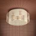 Eglo - Loftlampe 3xE27/40W/230V cremefarvet