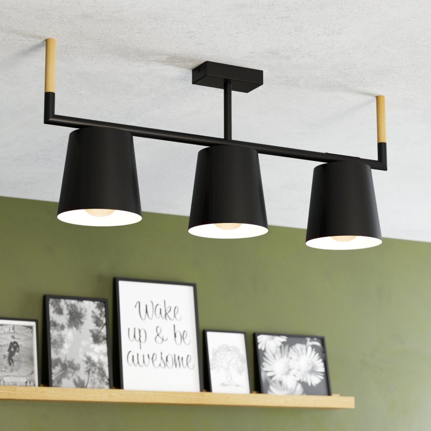 Eglo - Loftlampe 3xE27/40W/230V