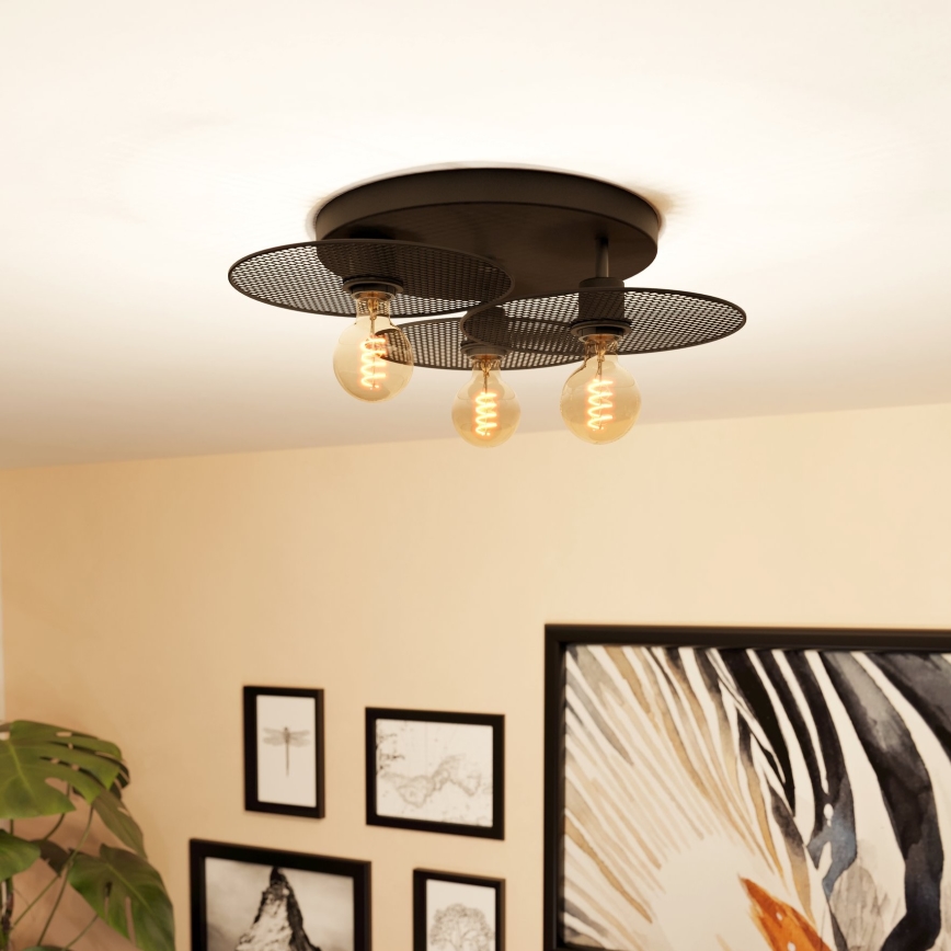 Eglo - Loftlampe 3xE27/40W/230V