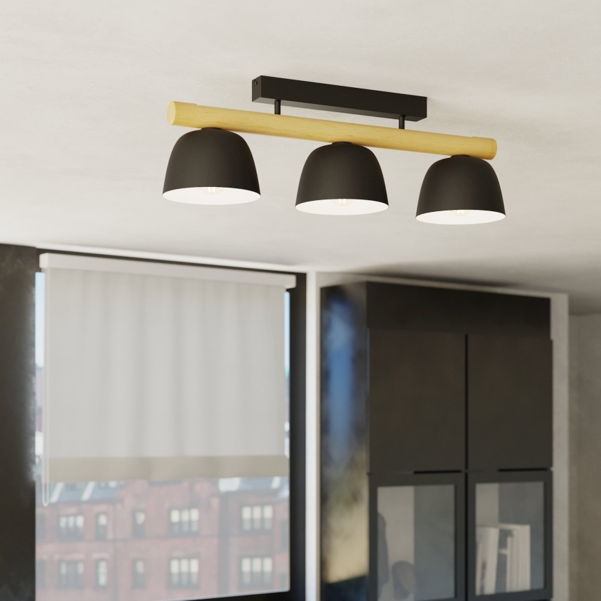 Eglo - Loftlampe 3xE27/40W/230V
