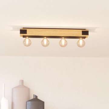 Eglo - Loftlampe 4xE27/60W/230V