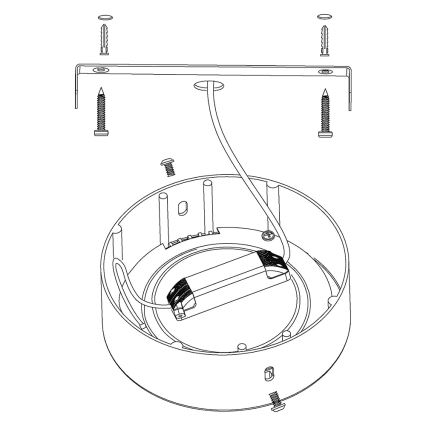 Eglo - Loftlampe m. RGBW-farver dæmpbar FUEVA-C LED/21W/230V