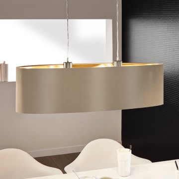 Eglo - Loftlampe med ledning 2xE27/60W/230V