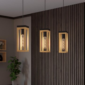 Eglo - Loftlampe med ledning 3xE27/40W/230V