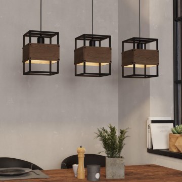 Eglo - Loftlampe med ledning 3xE27/40W/230V