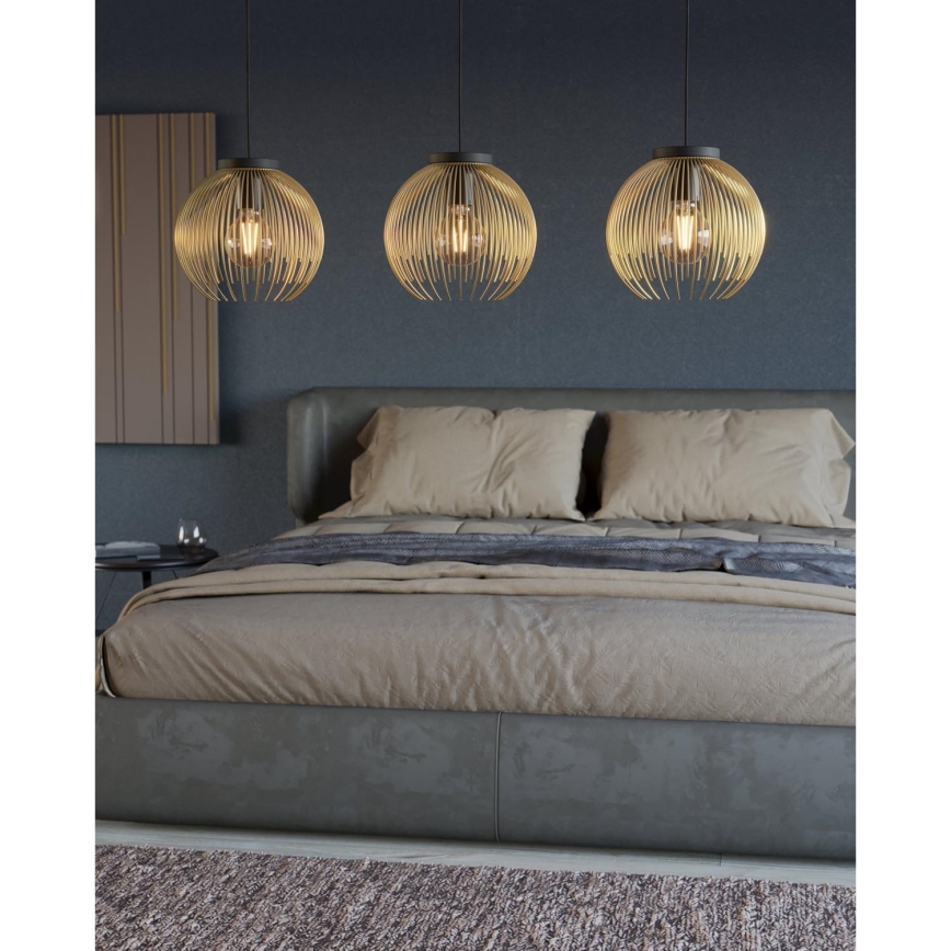 Eglo - Loftlampe med ledning 3xE27/40W/230V