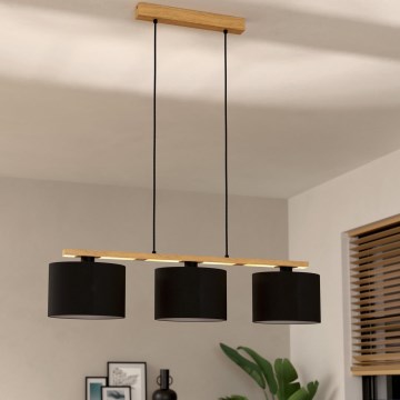 Eglo - Loftlampe med ledning 3xE27/40W/230V